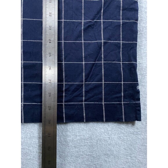 Nautica Polo Shirt Men's XL Dark Blue Window Check Golf Performance Short Sleeve - Picture 8 of 10